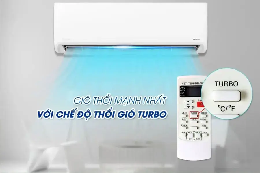  Chế độ Turbo Cooling trên điều hòa TCL