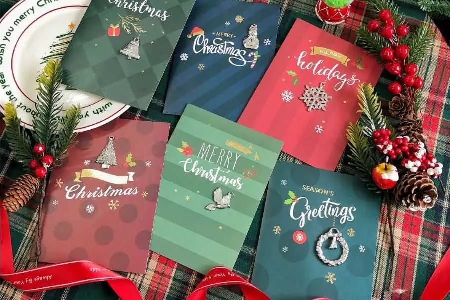 Thiệp để bé viết thư cho ông già Noel.