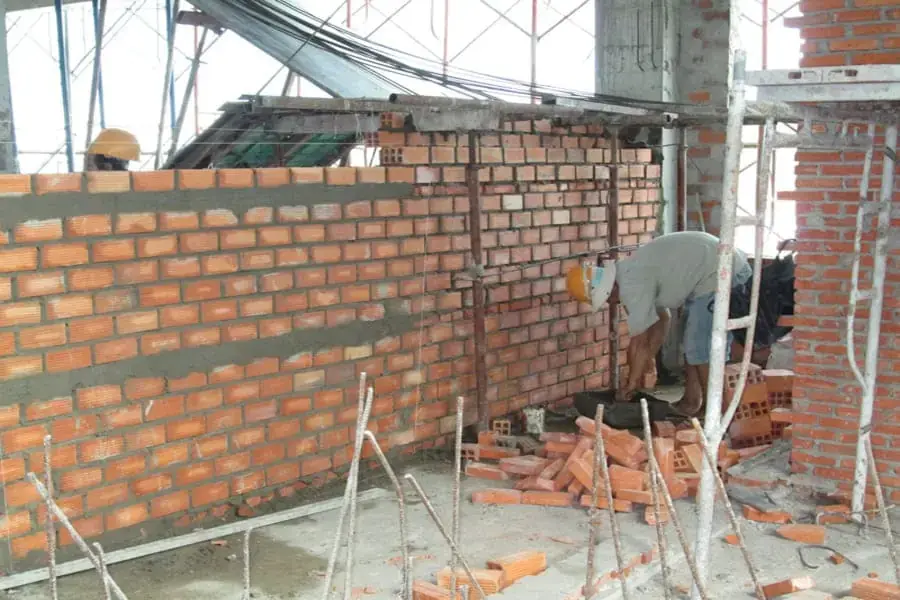 Cần bố trí giằng tường phù hợp để đạt được kết quả tốt nhất