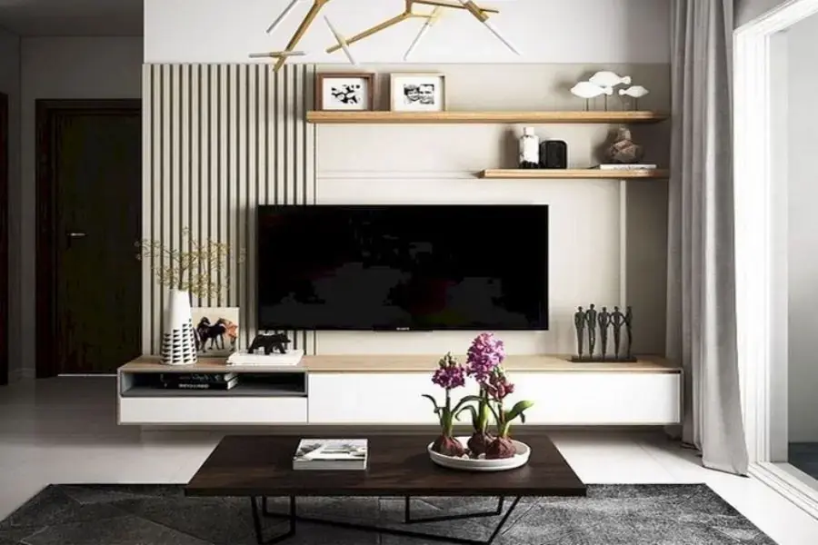 Chọn kiểu kệ tivi phù hợp với nội thất hiện tại của căn phòng