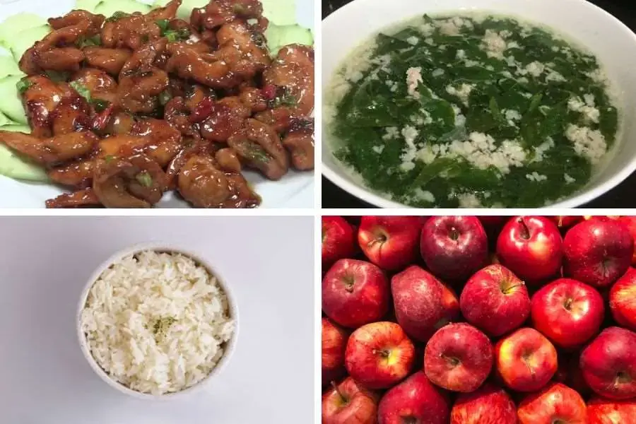 Bữa tối cho sinh viên nữ tăng cân ngày 5 hấp dẫn