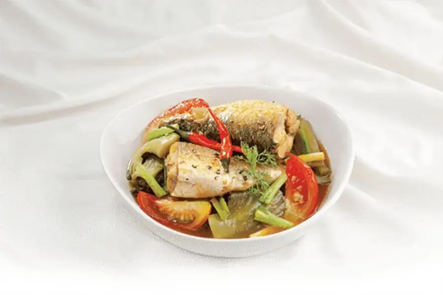 Hương vị đồng quê với món cá đối kho dưa
