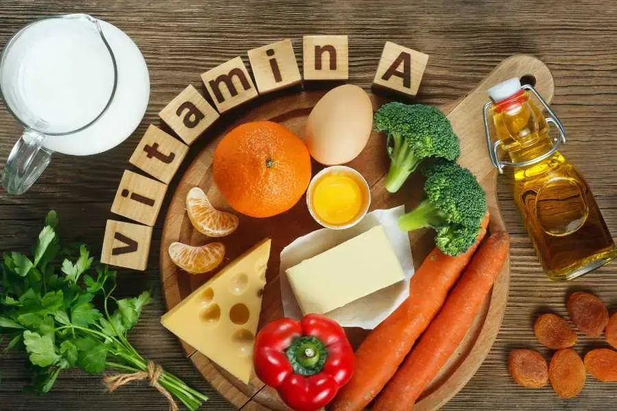 Hemoglobin trong các thực phẩm giàu vitamin A giúp bổ máu làm da hồng hào hơn.
