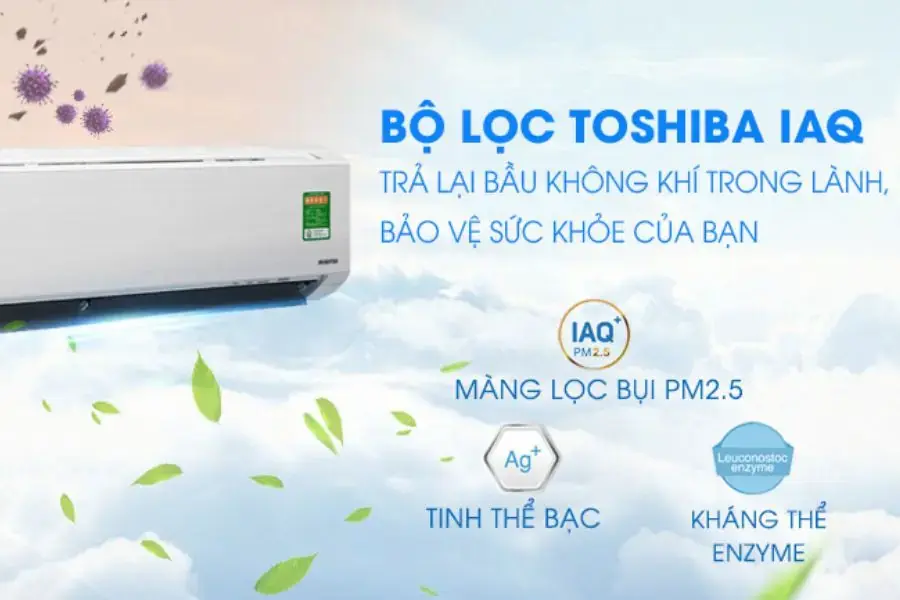 Công nghệ lọc không khí IAQ trên máy lạnh Toshiba