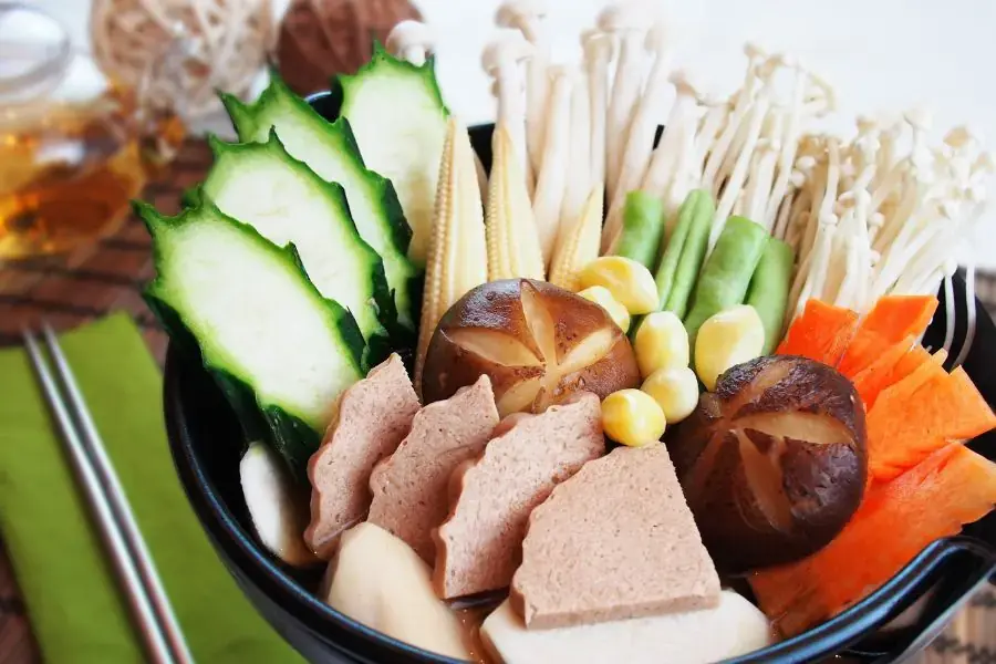 Nồi lẩu nấm chay thanh đạm