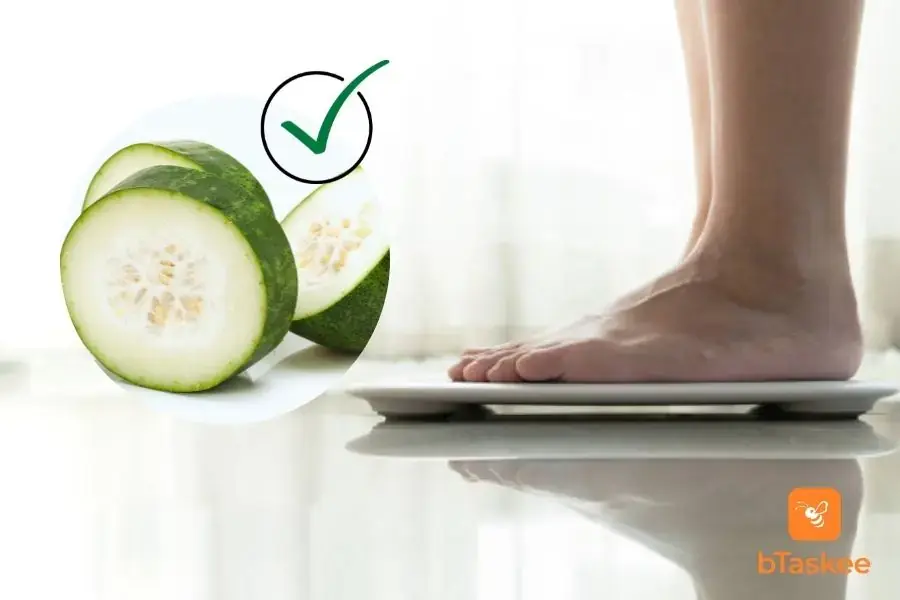Bí đao thường được ca ngợi là một công cụ giảm cân một cách hợp lý vì nó có nhiều chất xơ và tương đối ít calo