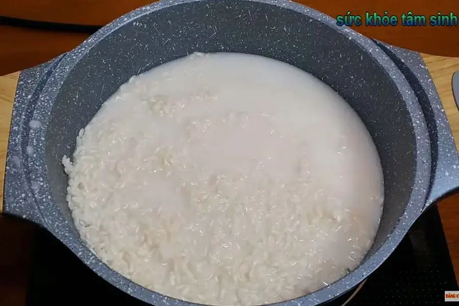 Nấu chè đậu trắng