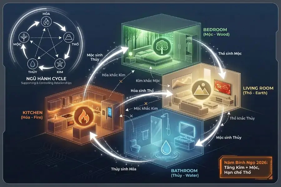 Dọn dẹp nhà cửa đón Tết theo phong thủy đem lại nhiều lợi ích tích cực.
