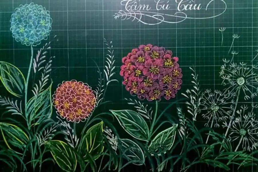 Có thể sáng tạo nhiều các trang trí khác nhau như vẽ hoa, vẽ cây cối,...