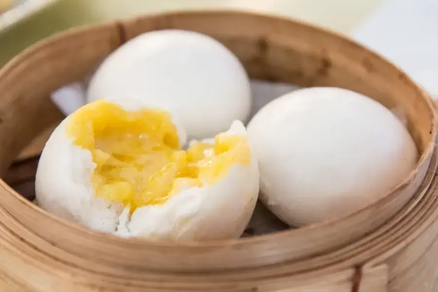 Bánh bao đậu xanh ngọt thanh, bùi miệng