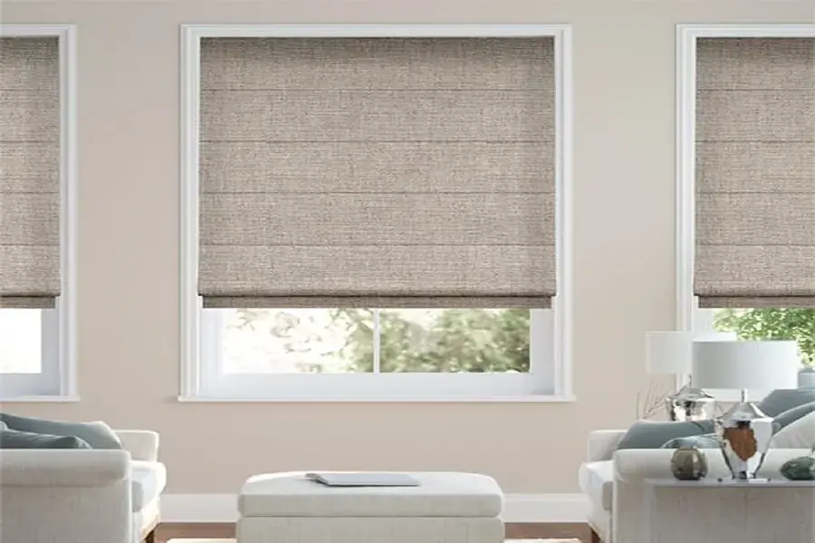 Bộ rèm roman với thiết kế hiện đại
