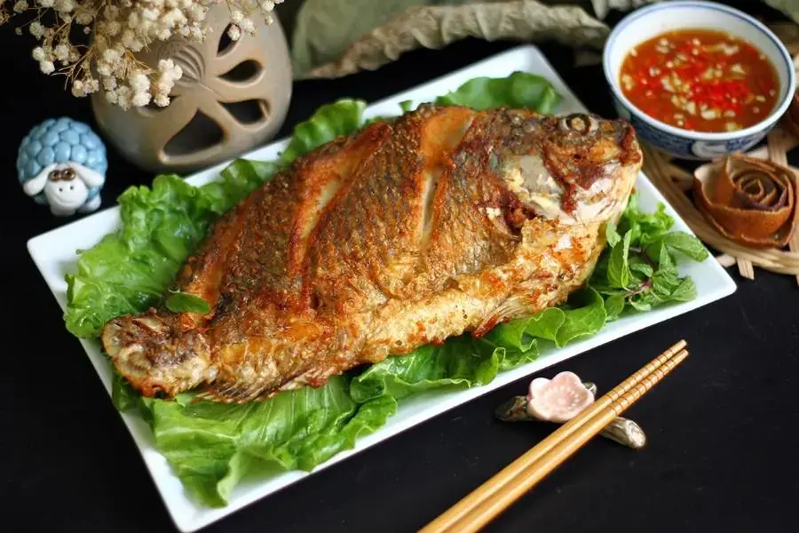 Món cá vược chiên giòn bắt mắt và hấp dẫn