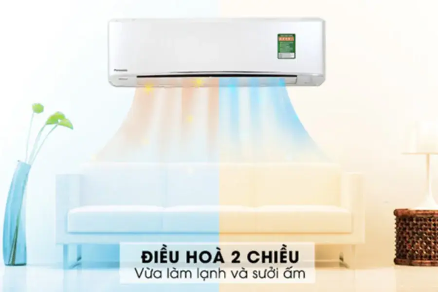 Điều hòa 2 chiều tích hợp tính năng sưởi ấm
