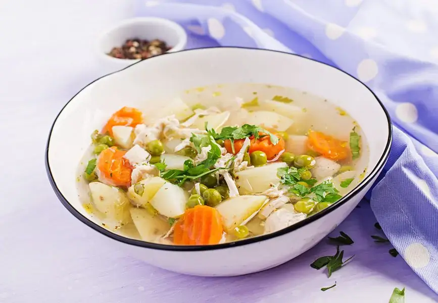 Soup khoai tây dinh dưỡng cho bé