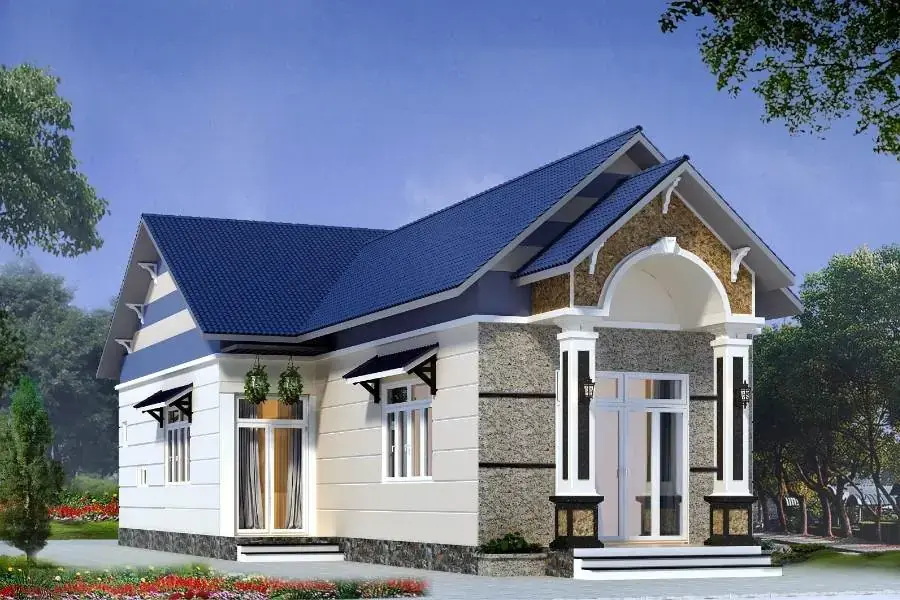 Mô hình nhà thái với thiết kế gần gũi thiên nhiên