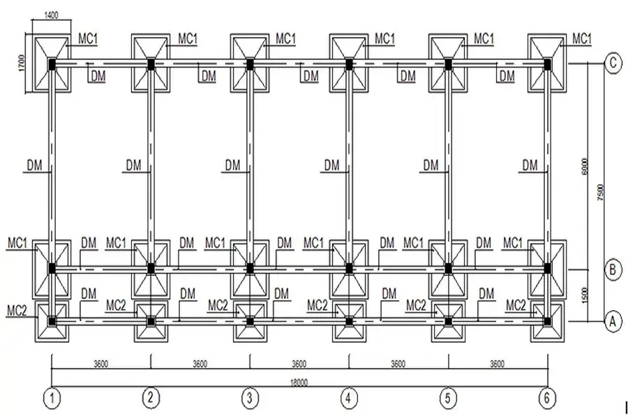 Bản vẽ móng cọc nhà ở 
