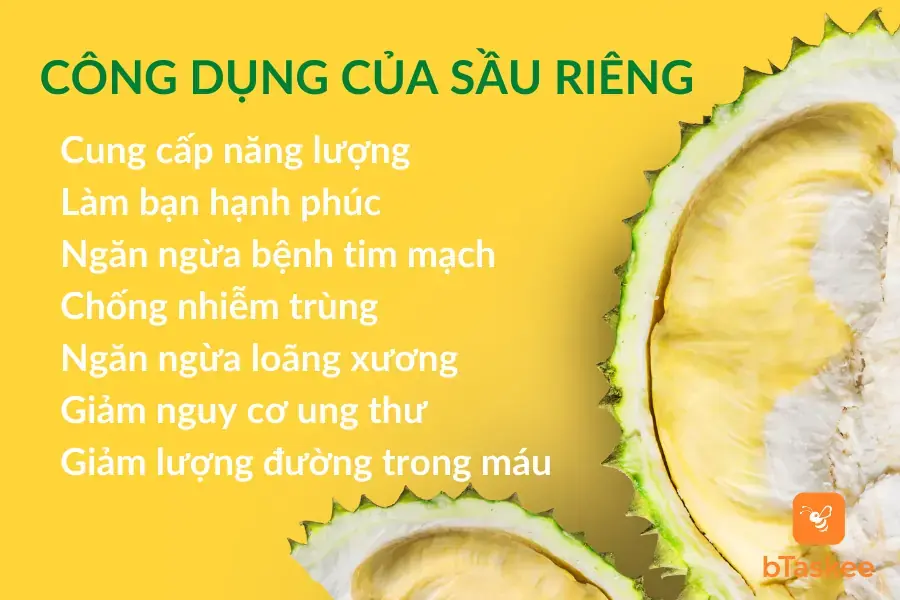 Tổng hợp những công dụng của sầu riêng