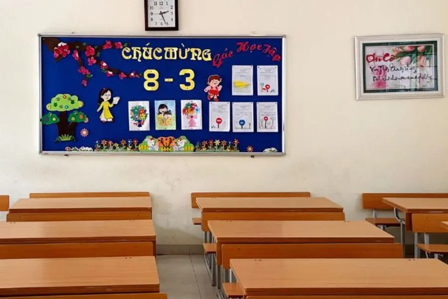 Mẫu trang trí bảng 8/3 đẹp, số 10.
