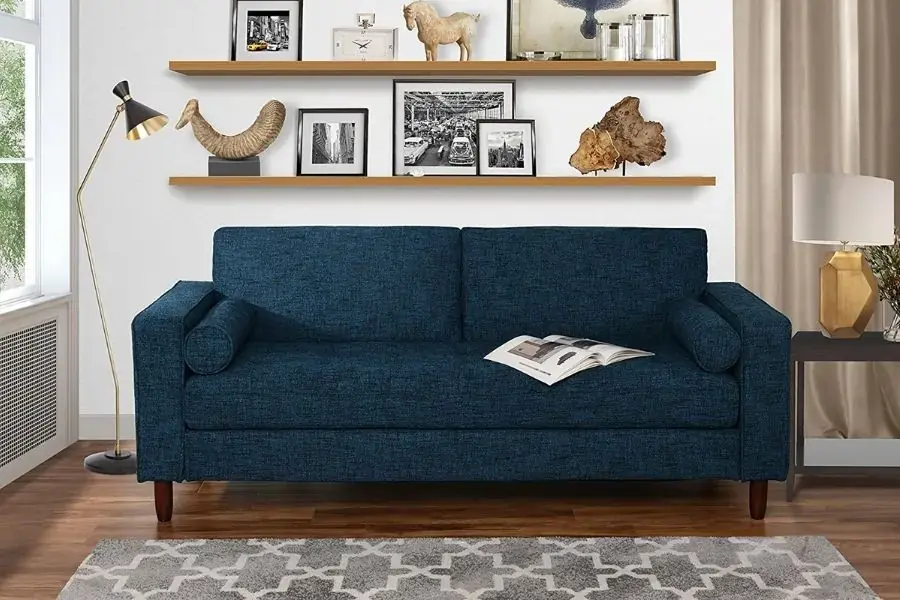 Vải bọc sofa sợi linen mang lại sự sang trọng, quý phái cho phòng khách