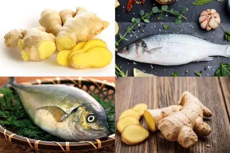 Sử dụng gừng tươi đập dập khử mùi tanh cá