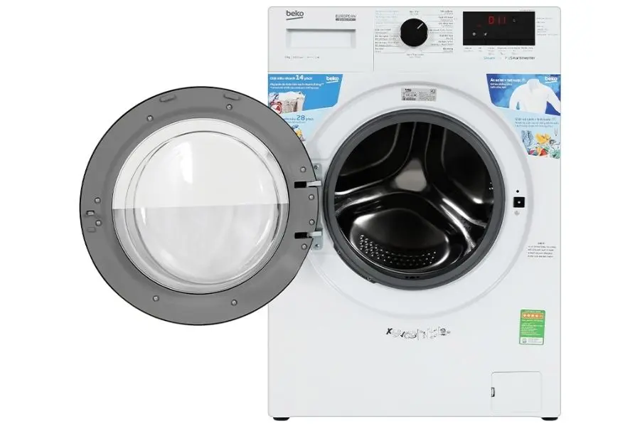 Máy giặt Beko cửa ngang phổ biến nhất trên thị trường hiện nay.