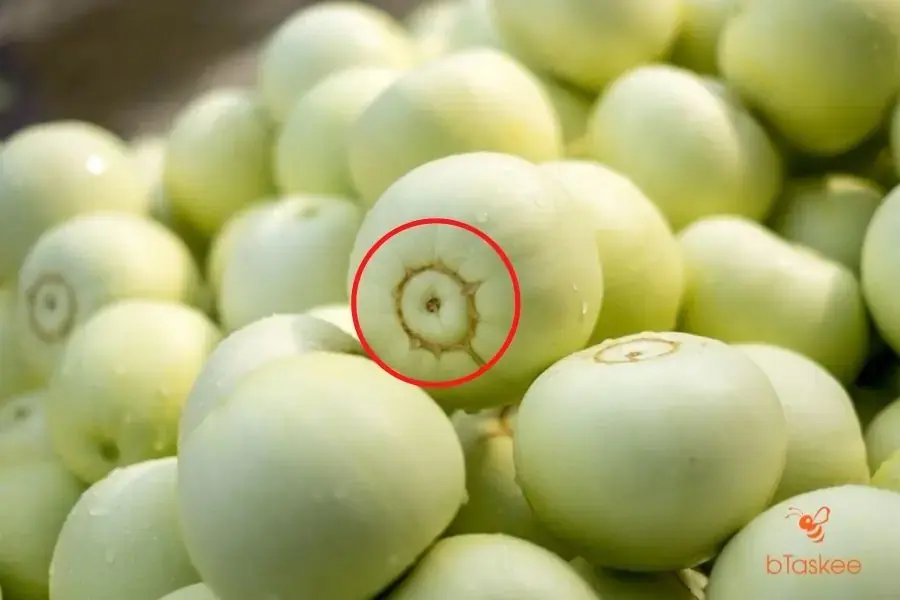 Chọn dưa lê dựa vào rốn dưa