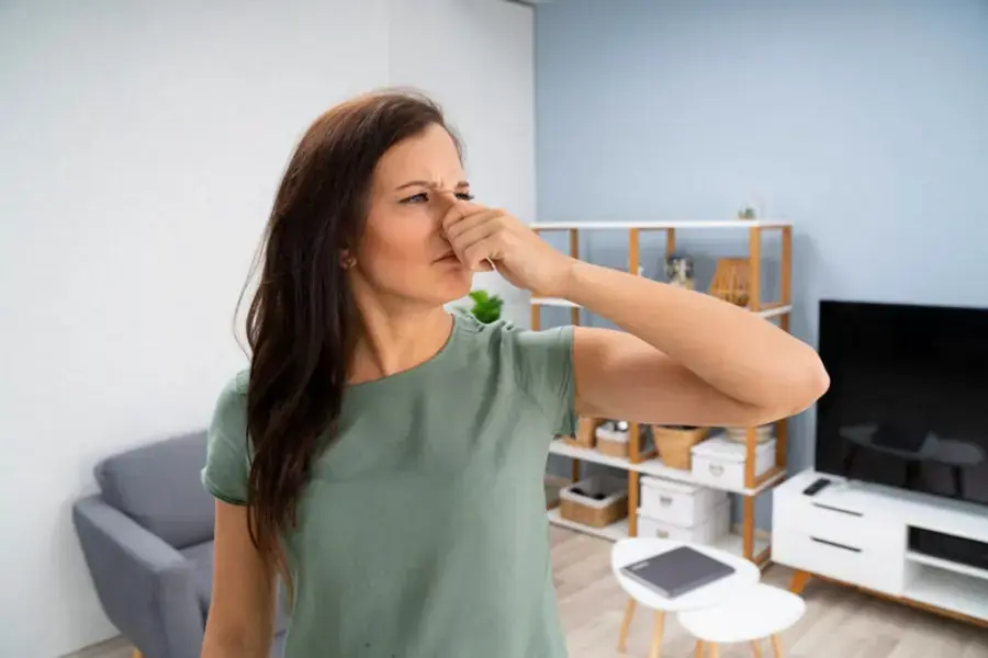 Có nhiều nguyên nhân khiến phòng có mùi ẩm mốc khó chịu