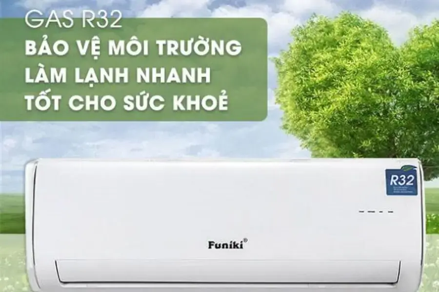 Điều hòa Funiki sử dụng gas R32 – Môi chất làm lạnh mới nhất