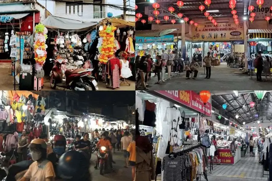 Chợ đêm Bắc Ninh tấp nập với nhiều mặt hàng ăn uống, quần áo