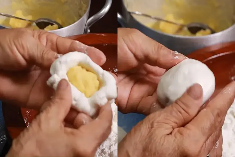 Nặn bánh cam