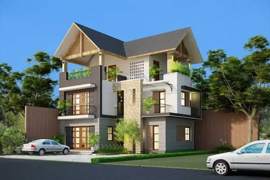 Thiết kế nhà với lối phong cách kiến trúc hiện đại
