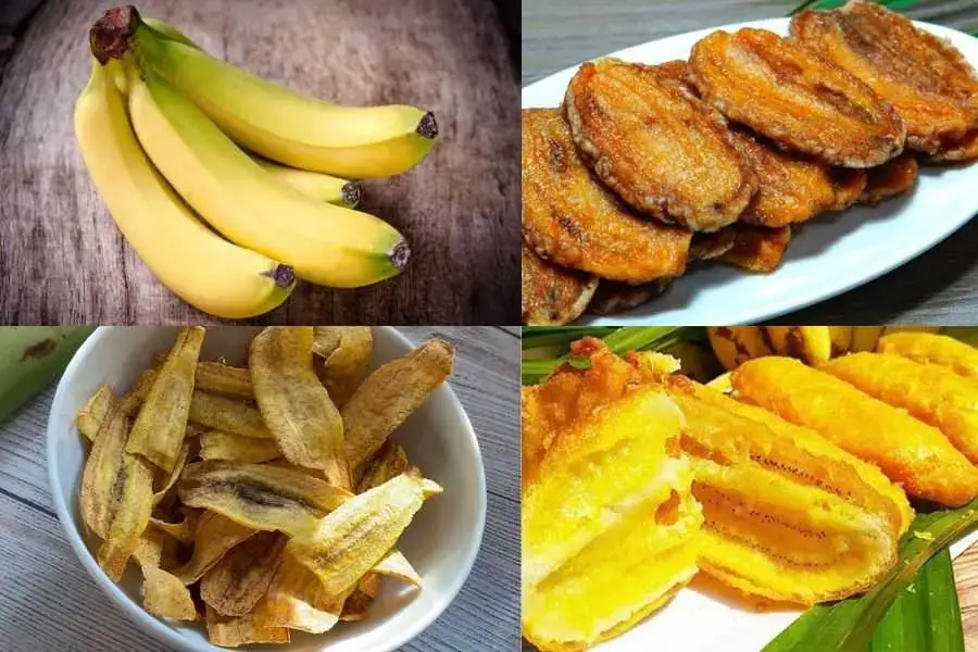 Lượng calo của chuối có sự khác biệt tùy theo cách chế biến.