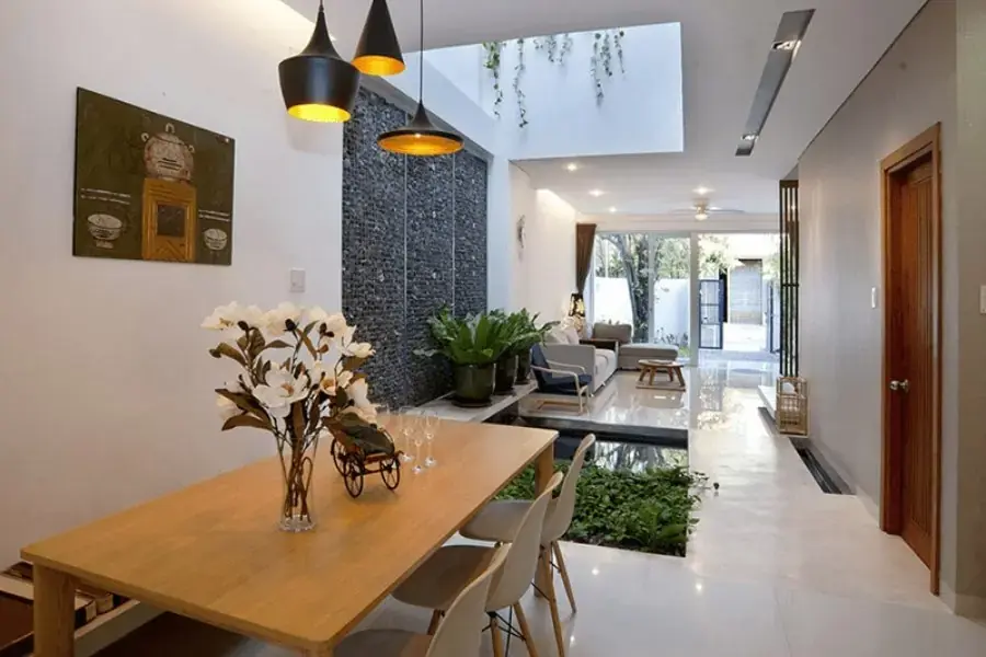 Giếng trời ngày càng xuất hiện ở nhiều công trình kiến trúc
