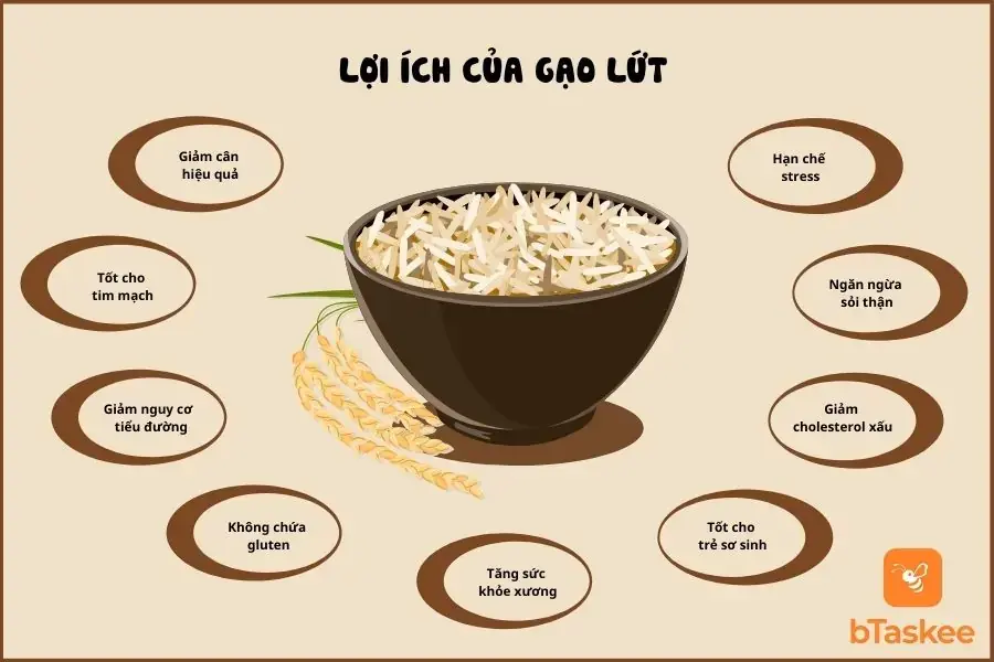 Lợi ích của gạo lứt