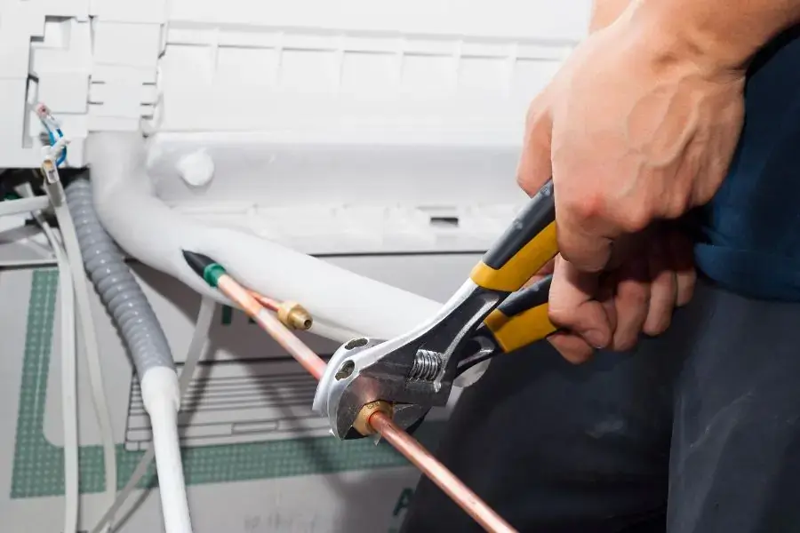 Kích thước ống đồng điều hòa xác định dựa trên công suất.