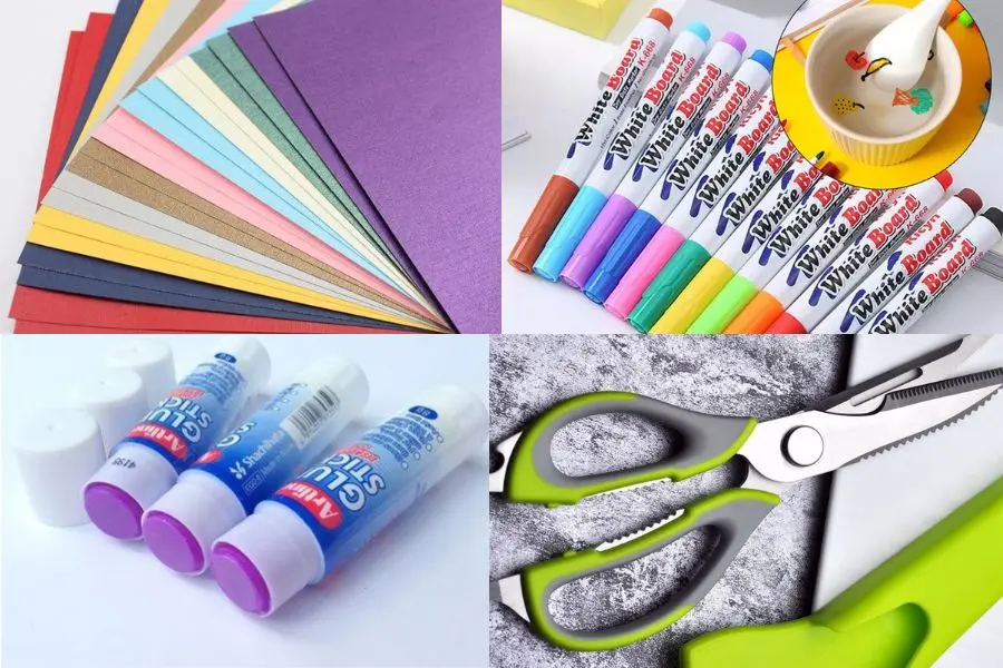 Nguyên vật liệu cực kỳ đơn giản.