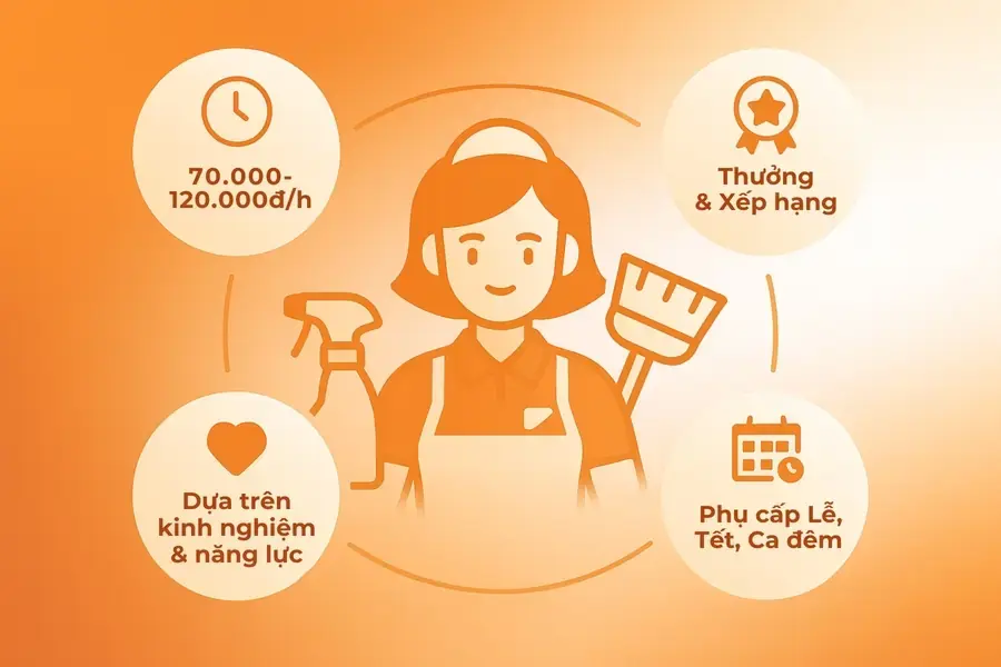 Hệ thống thưởng và xếp hạng tại bTaskee.