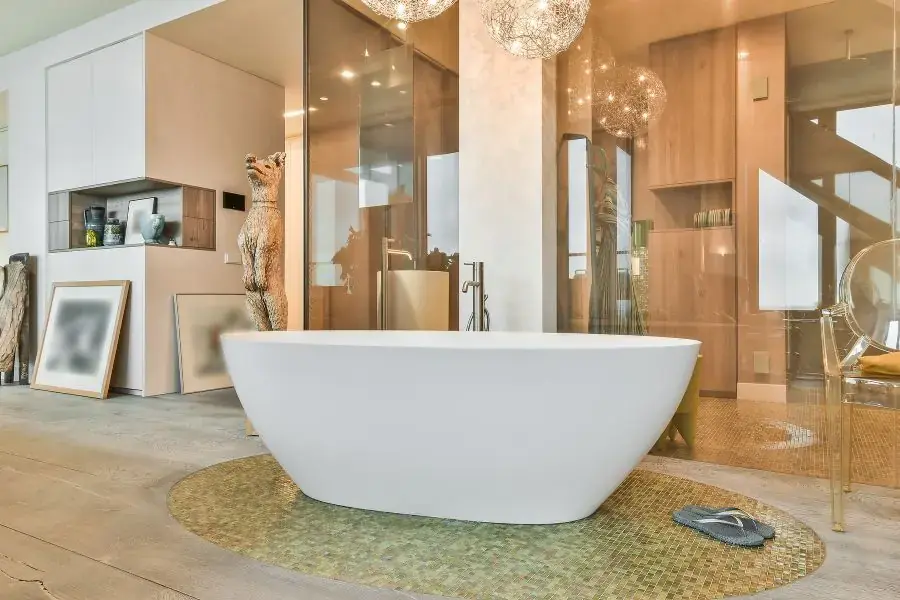 Phòng tắm luxury với thiết kế riêng biệt 
