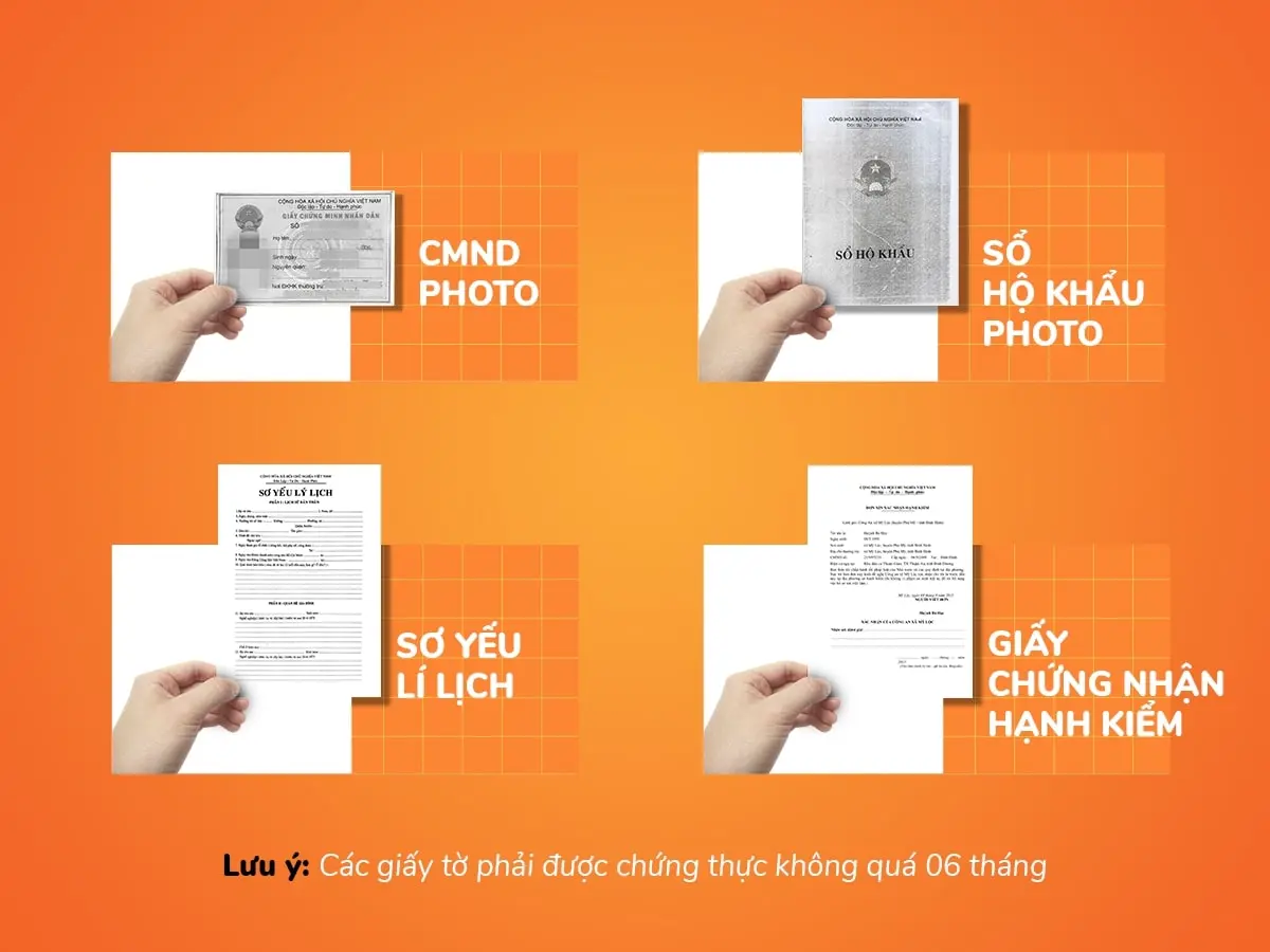 Các giấy tờ mà người giúp việc phải cung cấp cho bTaskee