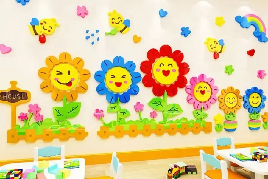Trang trí cửa sổ bằng tranh 3D