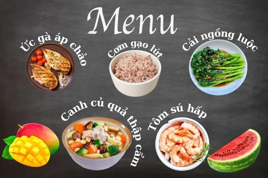 Thực đơn eat clean ngày 4