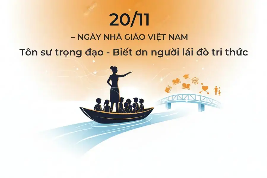 Ngày 20/11 mang ý nghĩa tôn sư trọng đạo.