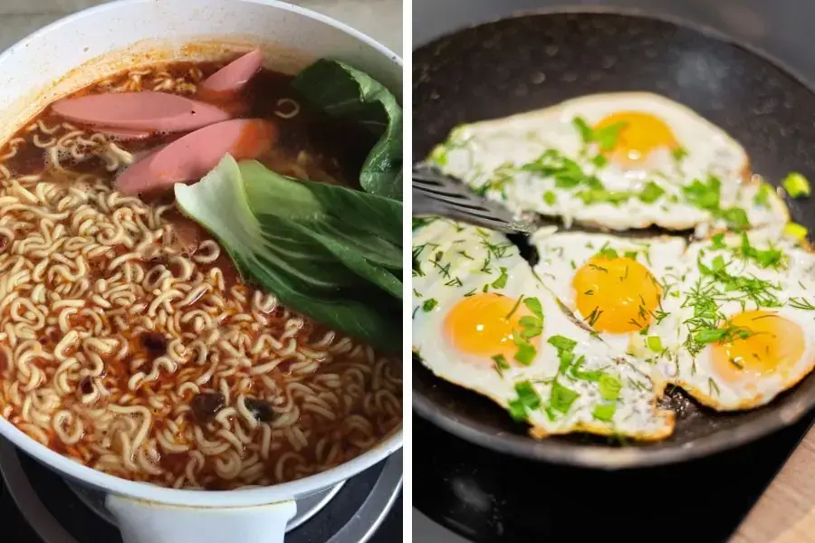 Menu tăng cân cho sinh viên nam ngày 4 với bữa sáng hấp dẫn
