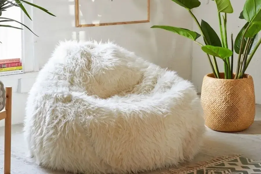 Làm khô hoàn toàn trước khi lắp lại ghế lười hạt xốp và sử dụng