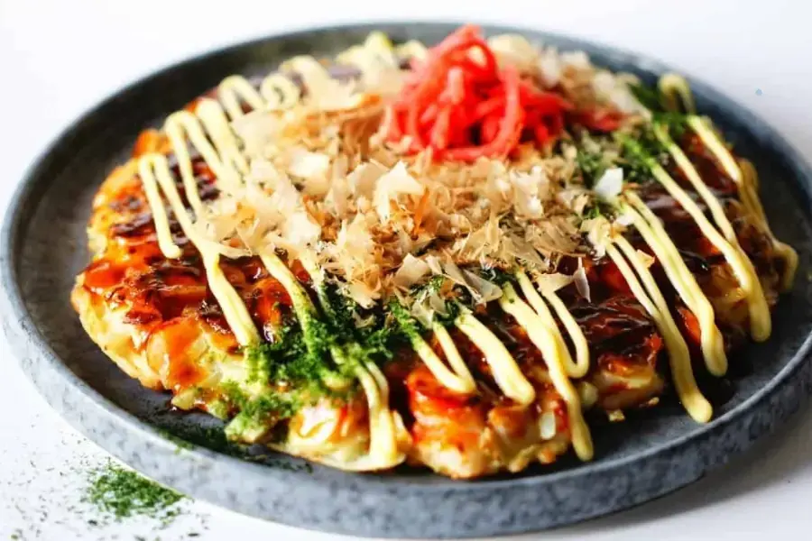 Món bánh xèo Nhật Bản giàu chất xơ và protein.