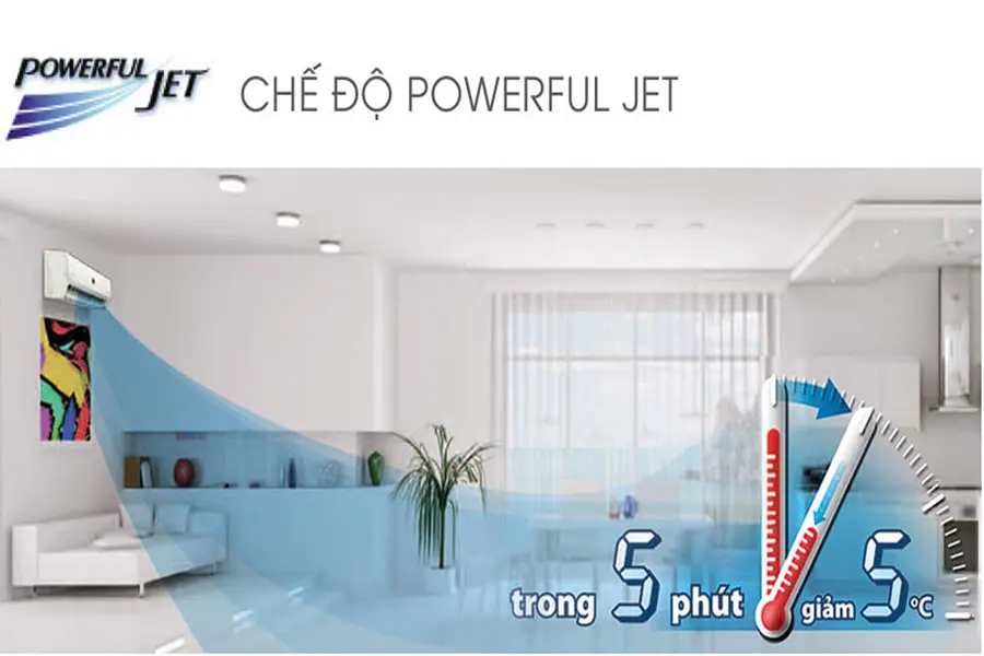Chế độ Powerful Jet