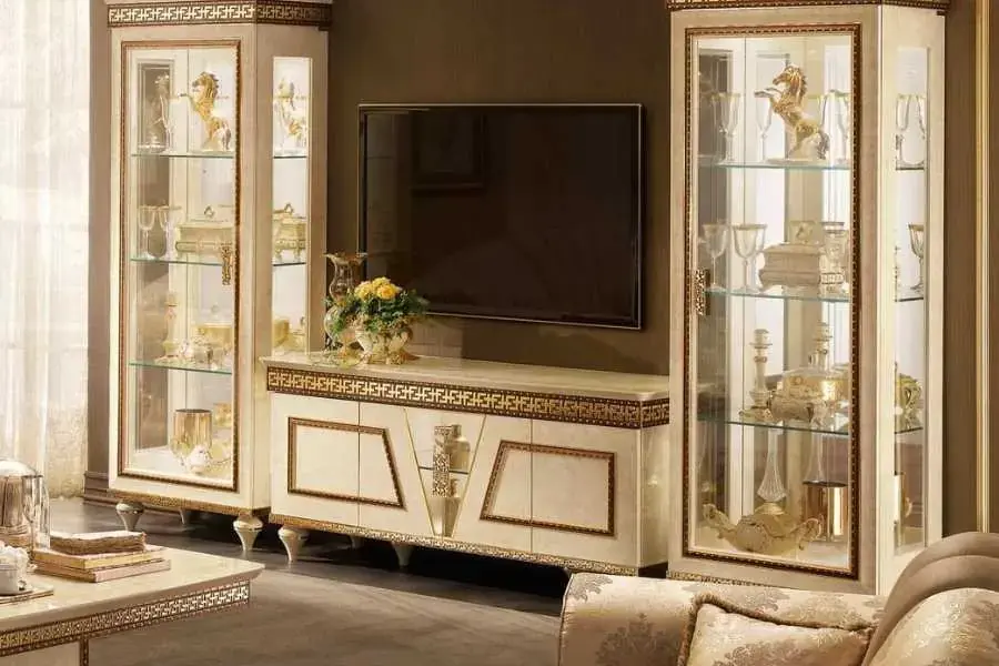 Xác định kích thước kệ tivi cổ điển