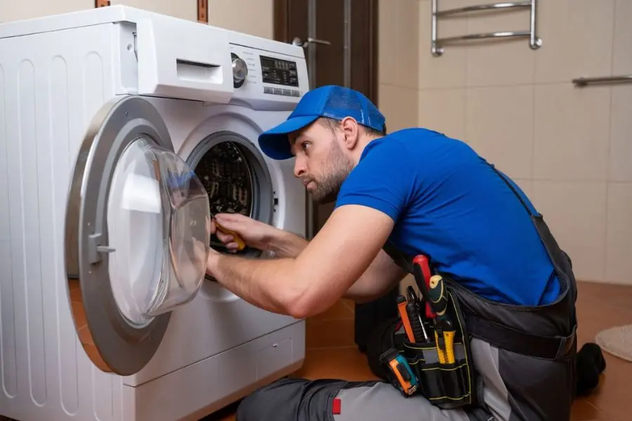 Máy giặt không cấp nước trong quá trình giặt.