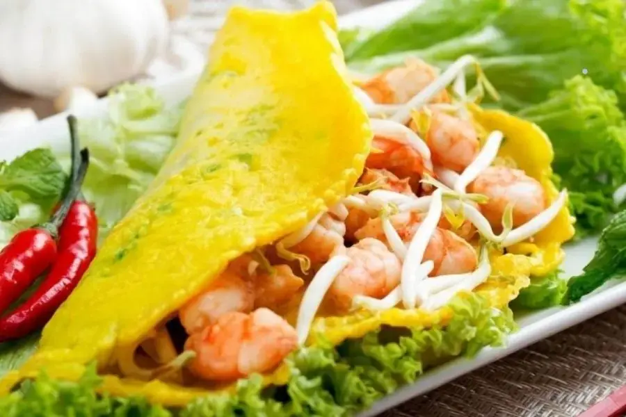 Ăn nhiều bánh xèo có thể gây thừa cân, béo phì.