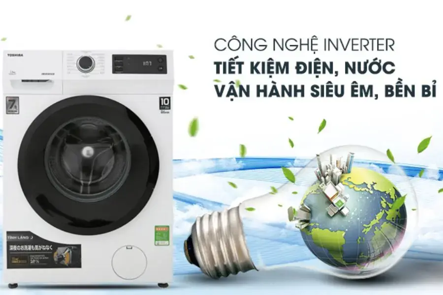 Máy giặt Toshiba Inverter 8.5 kg TW-BK95S2V(WK). 